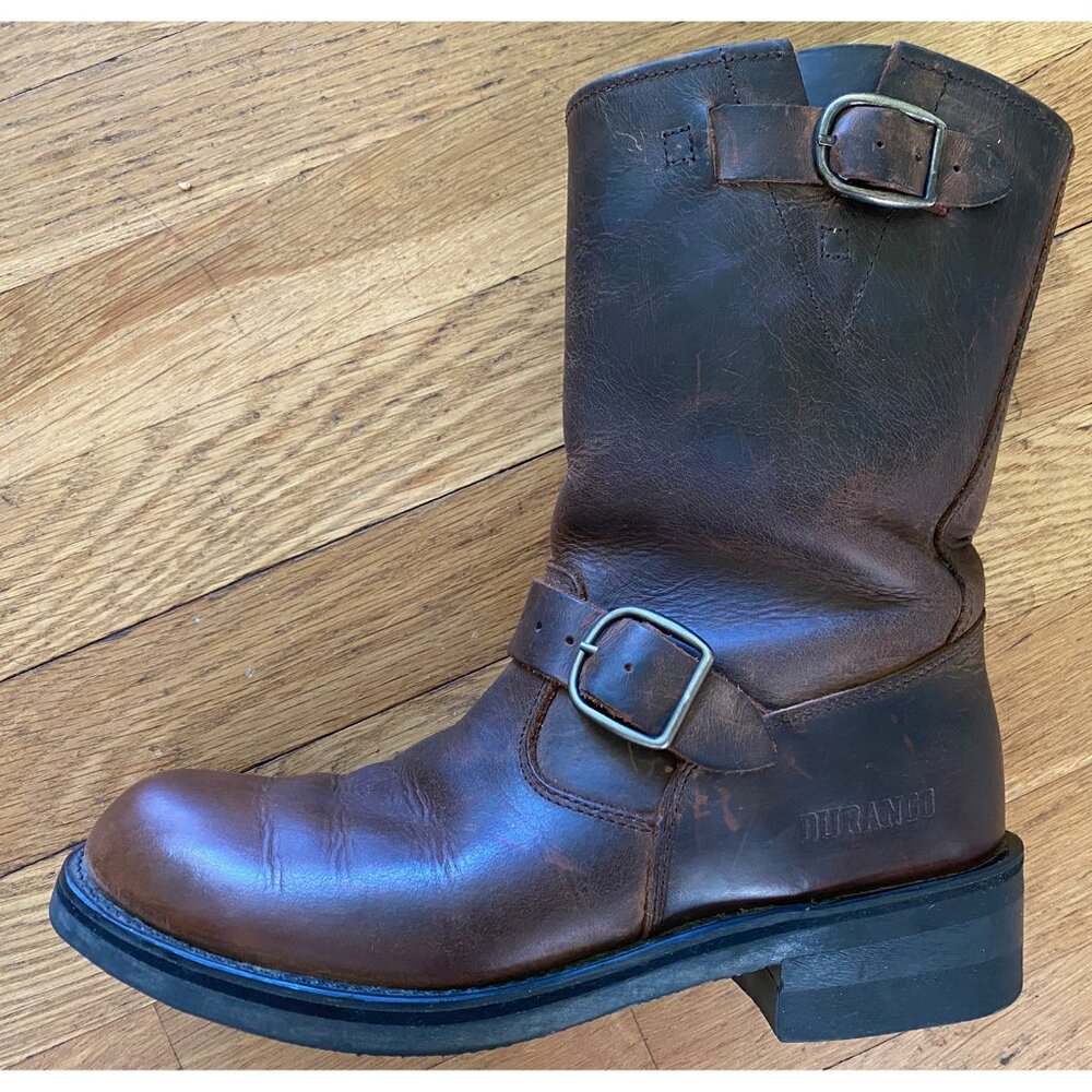 Durango Women's Motorcycle / Engineer / Harness Boots, Brown, Size 9